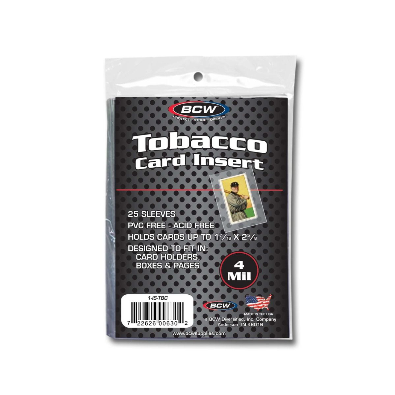 Tobacco Card Insert Sleeve 25ct Pack