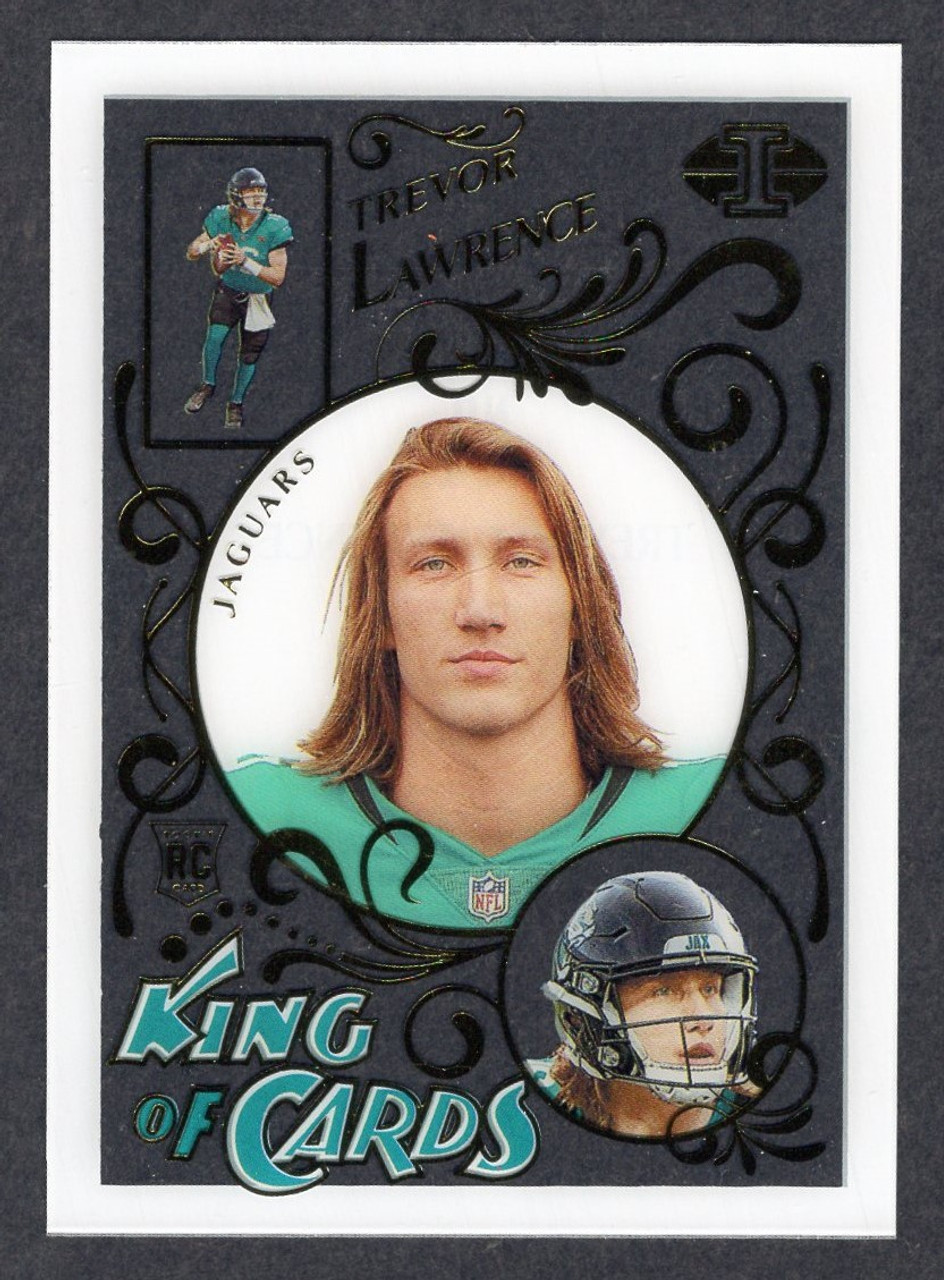 2021 Panini Illusions #KC-11 Trevor Lawrence King Of Cards Rookie/RC
