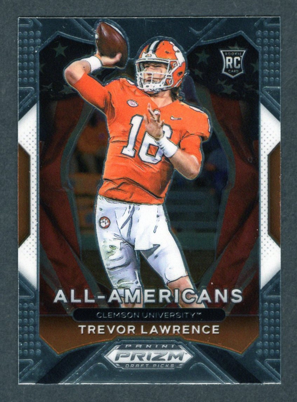 2021 Panini Prizm Draft Picks #181 Trevor Lawrence All-Americans Rookie/RC