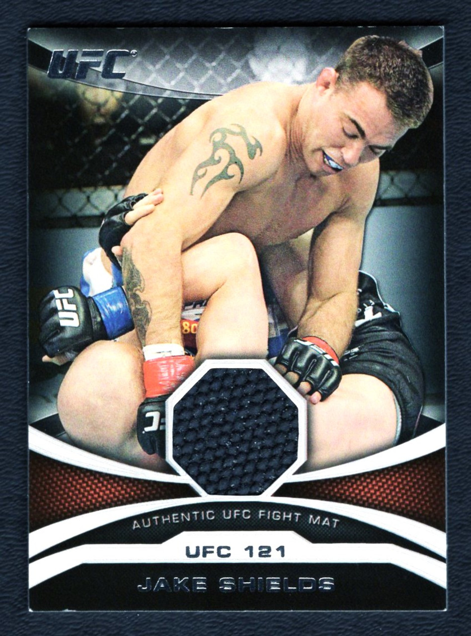 2011 Topps UFC #MTMR-JS Jake Shields Moment Of Truth Authentic Mat Relic