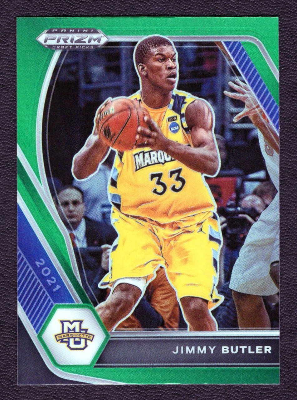 2021 Panini Prizm Draft Picks #66 Jimmy Butler Green Prizm