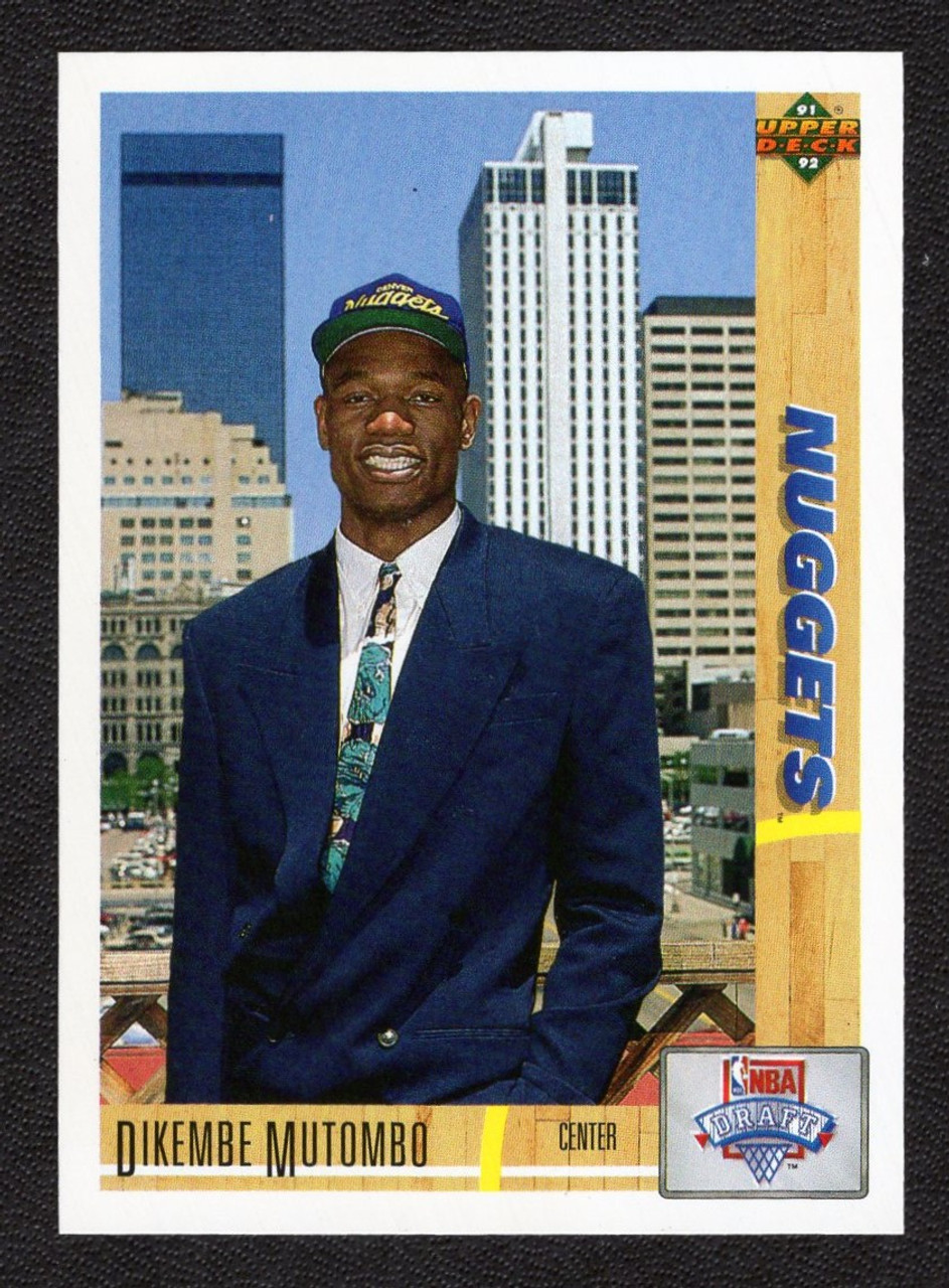 1991/92 Upper Deck #3 Dikembe Mutombo Rookie/RC