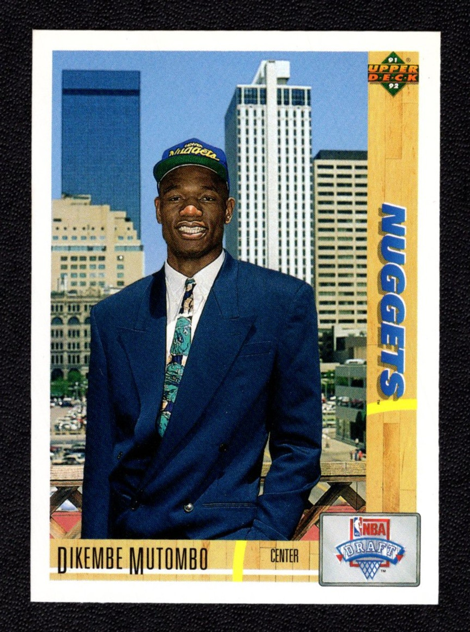 1991/92 Upper Deck #3 Dikembe Mutombo Rookie/RC (#2)