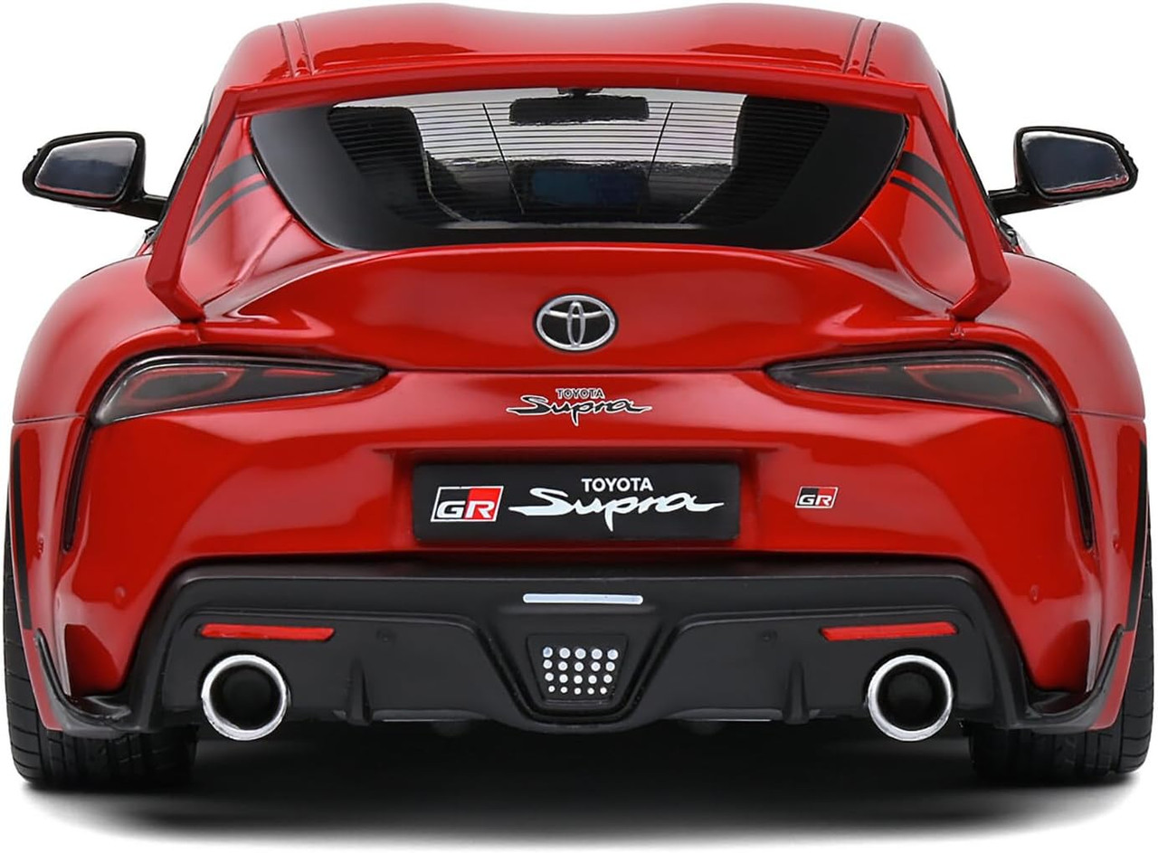 2023 Toyota GR Supra Streetfighter - Prominance Red - 1:18 Diecast Model Car by Solido