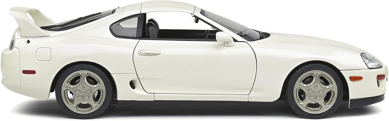 1993 Toyota Supra Mk4 (A80) Targa Roof RHD (Right Hand Drive) - Super White - 1:18 Diecast Model Car by Solido