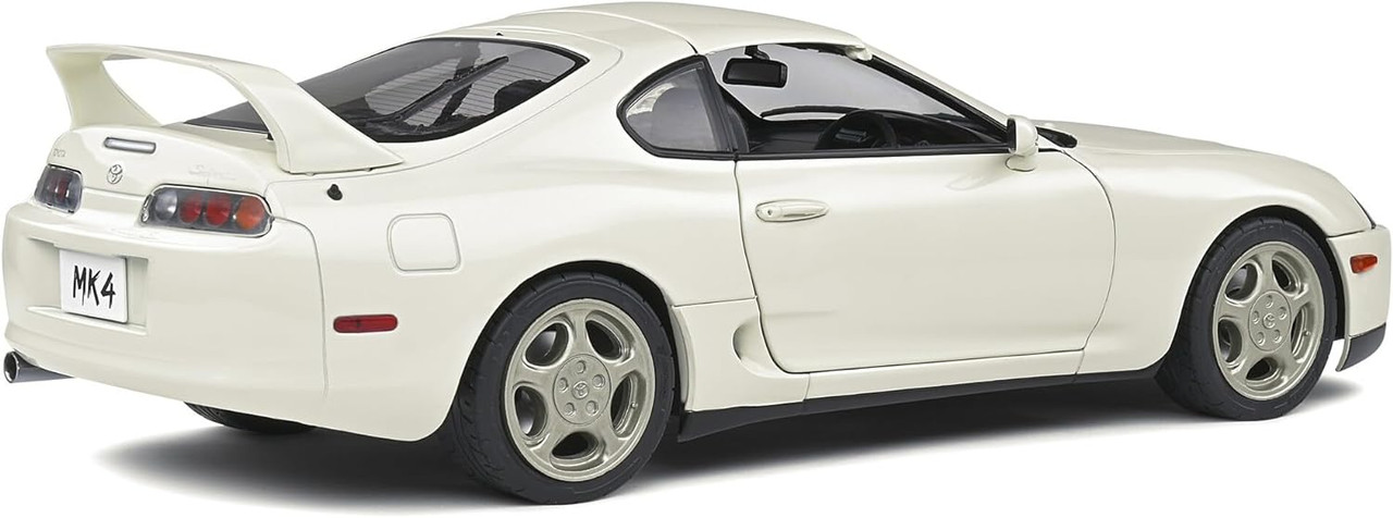 1993 Toyota Supra Mk4 (A80) Targa Roof RHD (Right Hand Drive) - Super White - 1:18 Diecast Model Car by Solido