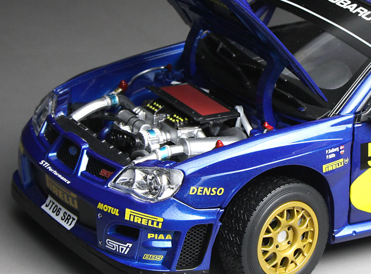 2006 Subaru Impreza - WRC06 #5 Solberg/Mills 3rd Wales Rally - 1:18 Diecast  Model Car by Sunstar