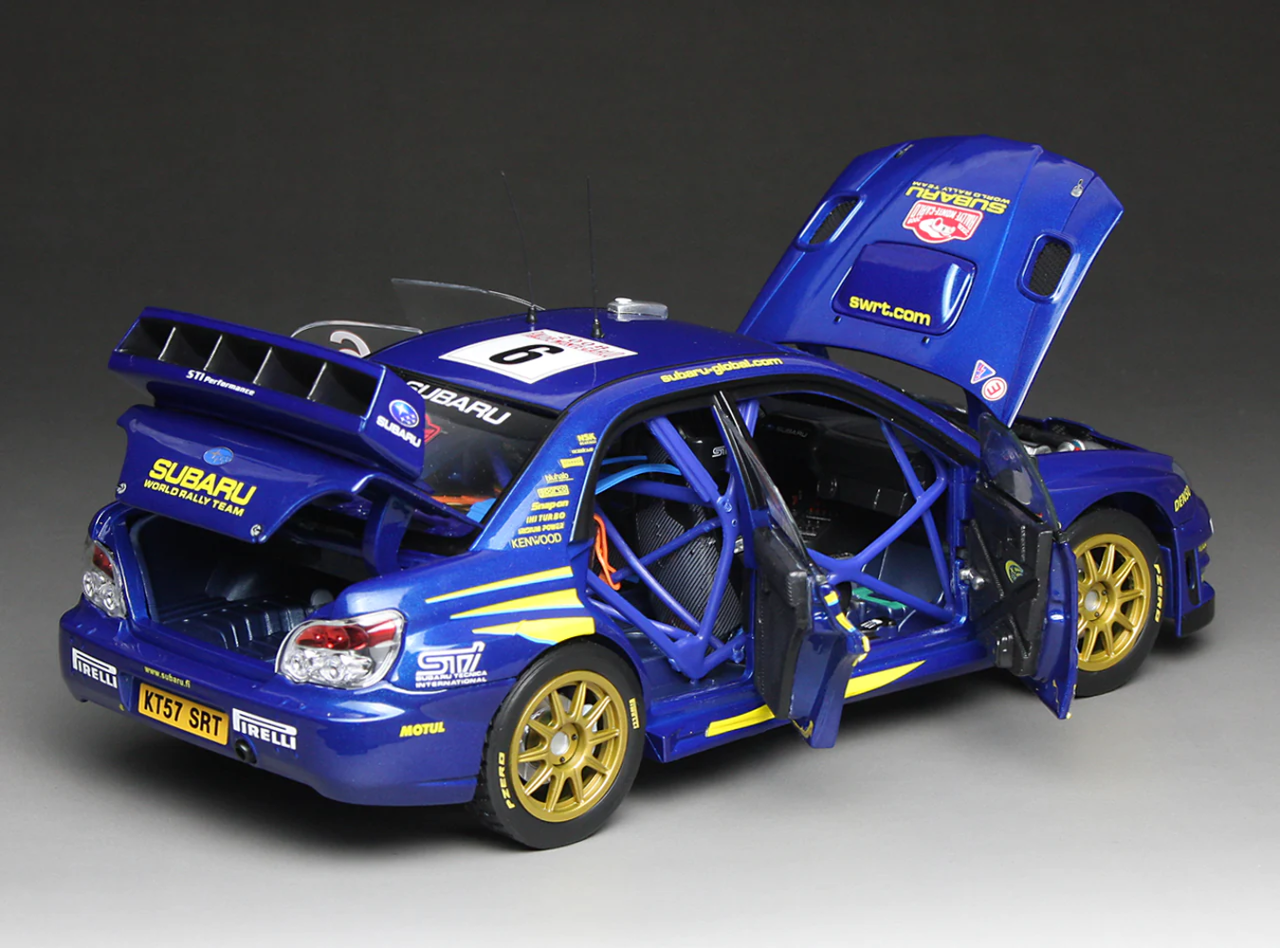 2008 Subaru Impreza - WRC07 #6 Atkinson/Prevot Monte-Carlo - 1:18 Diecast Model Car by Sun Star