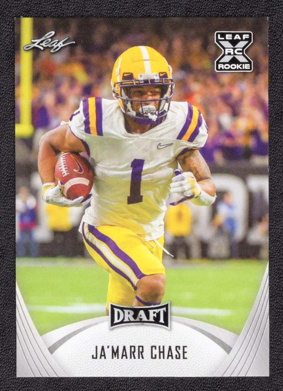 2021 Leaf Draft #31 Ja'Marr Chase XRC/Rookie