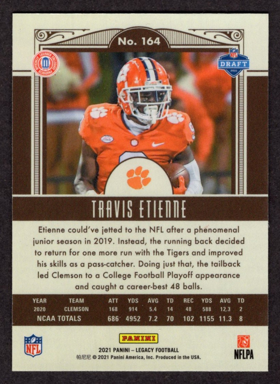 2021 Panini Legacy #164 Travis Etienne Rookie/RC