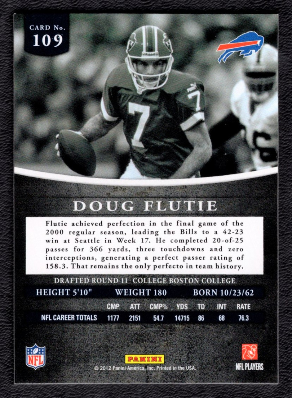 2012 Panini Prominence #109 Doug Flutie Legend 55/897