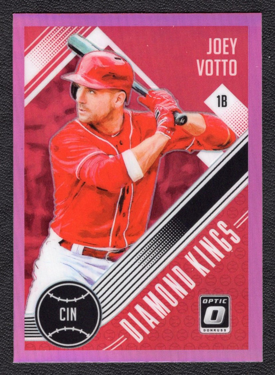 2018 Panini Donruss Optic #4 Joey Votto Diamond Kings Pink Prizm