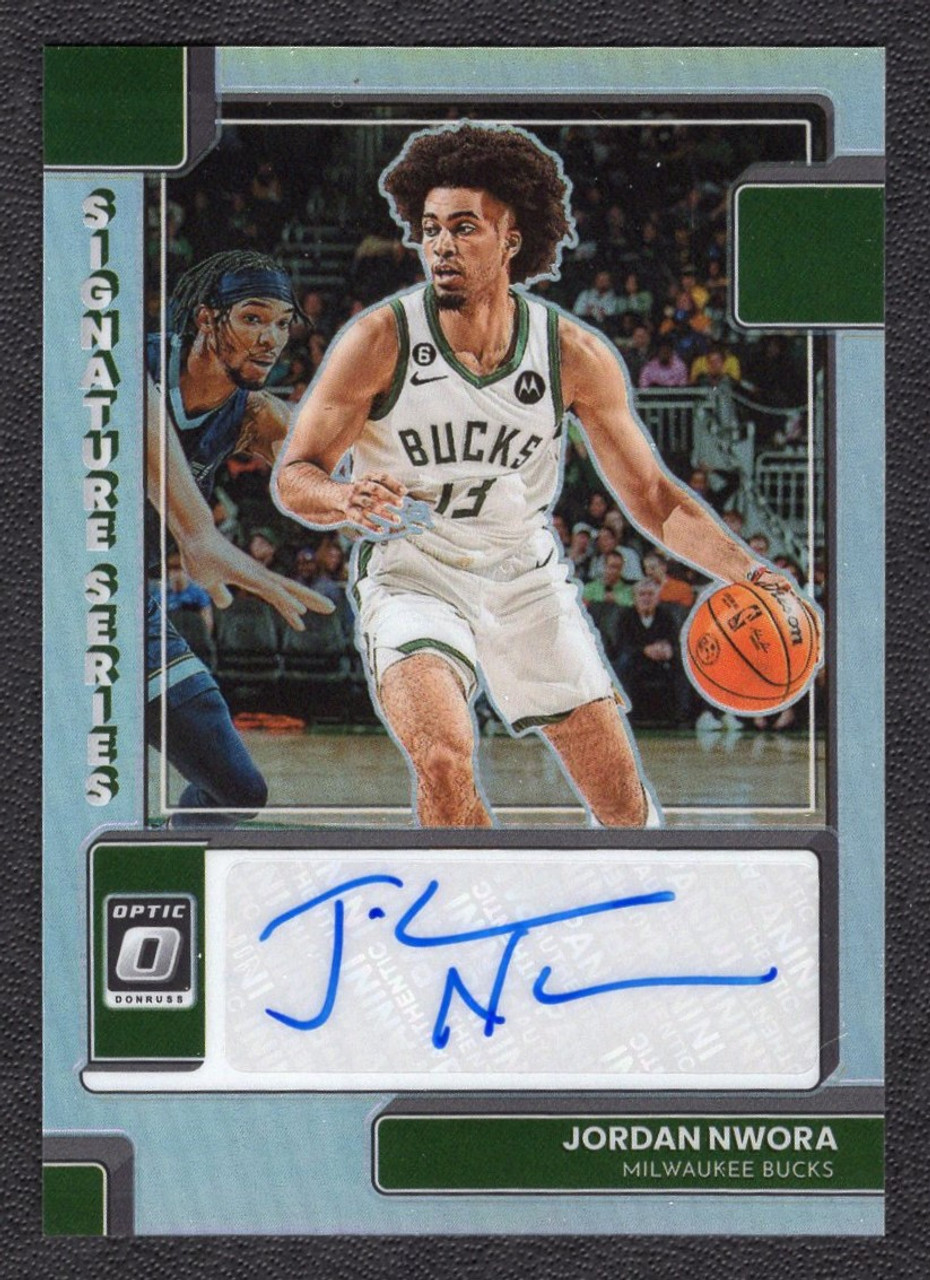 2022/23 Panini Donruss Optic #SS-JNW Jordan Nwora Signature Series Silver Autograph