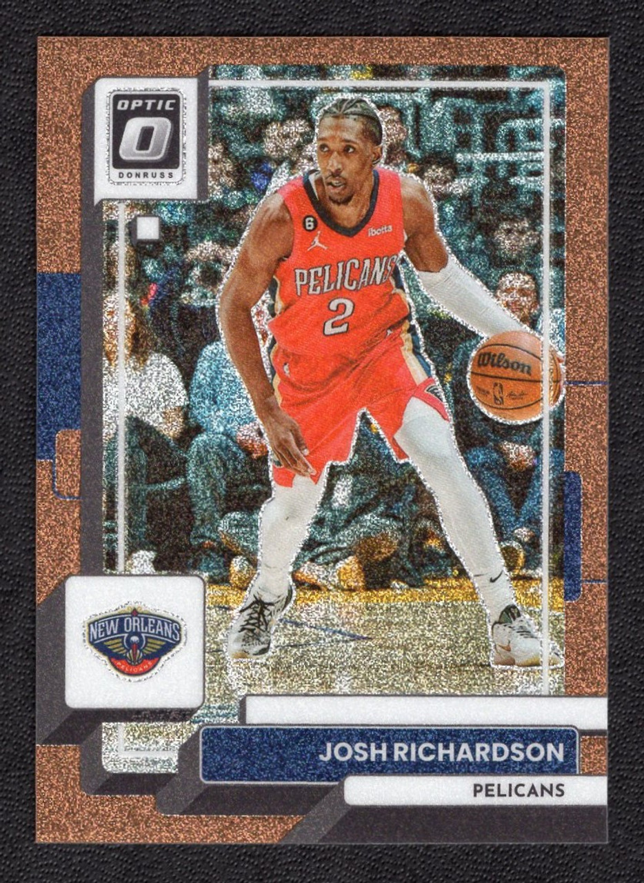 2022/23 Panini Donruss Optic #198 Josh Richardson Copper Glitter Prizm 52/99