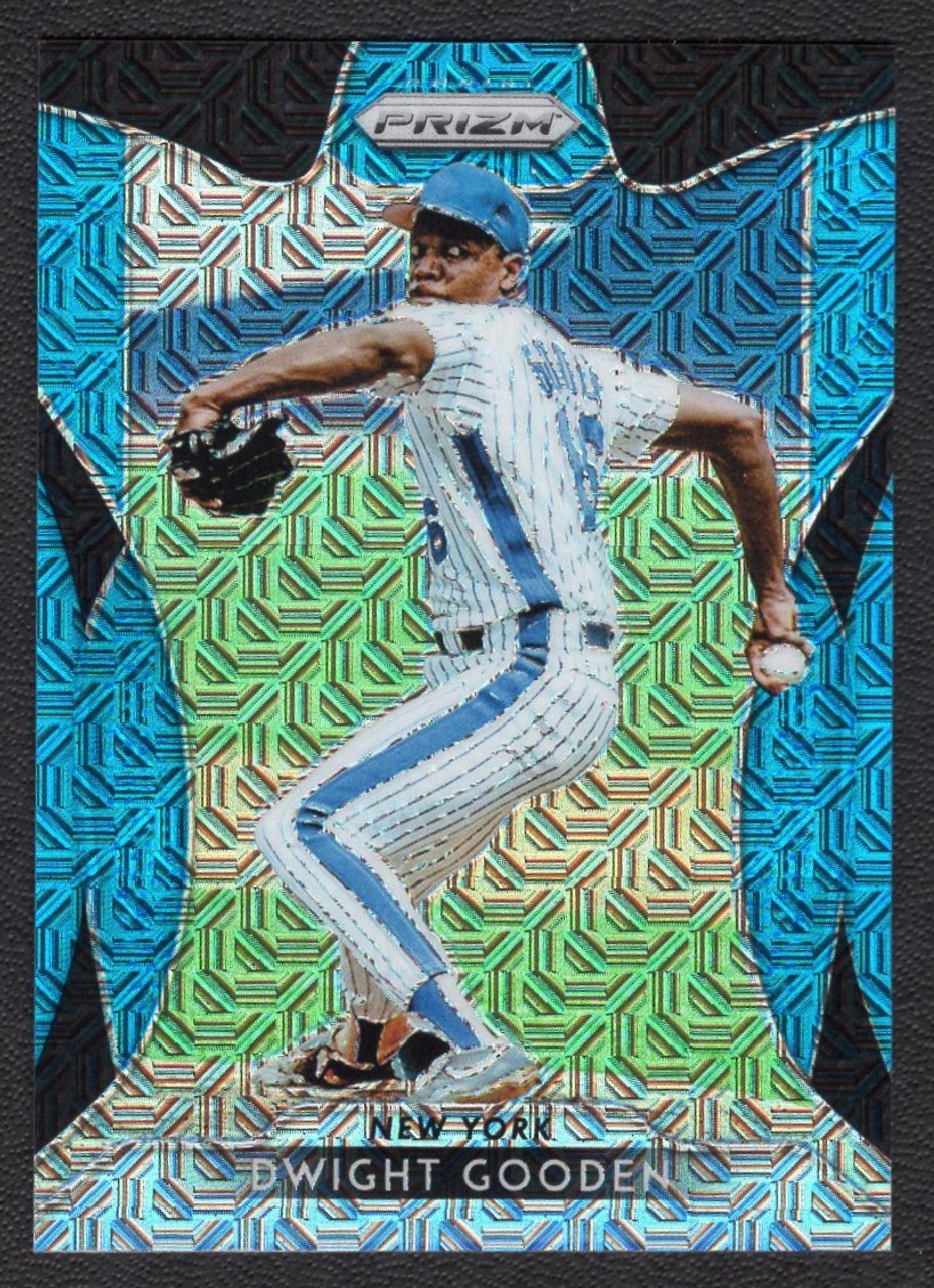 2019 Panini Prizm #213 Dwight Gooden Blue Mojo Prizm 195/399