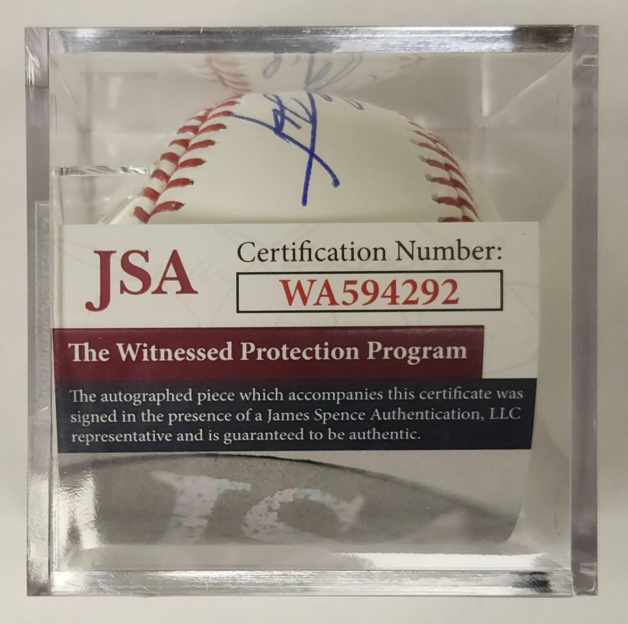 Joe Crede Autographed Baseball with JSA COA