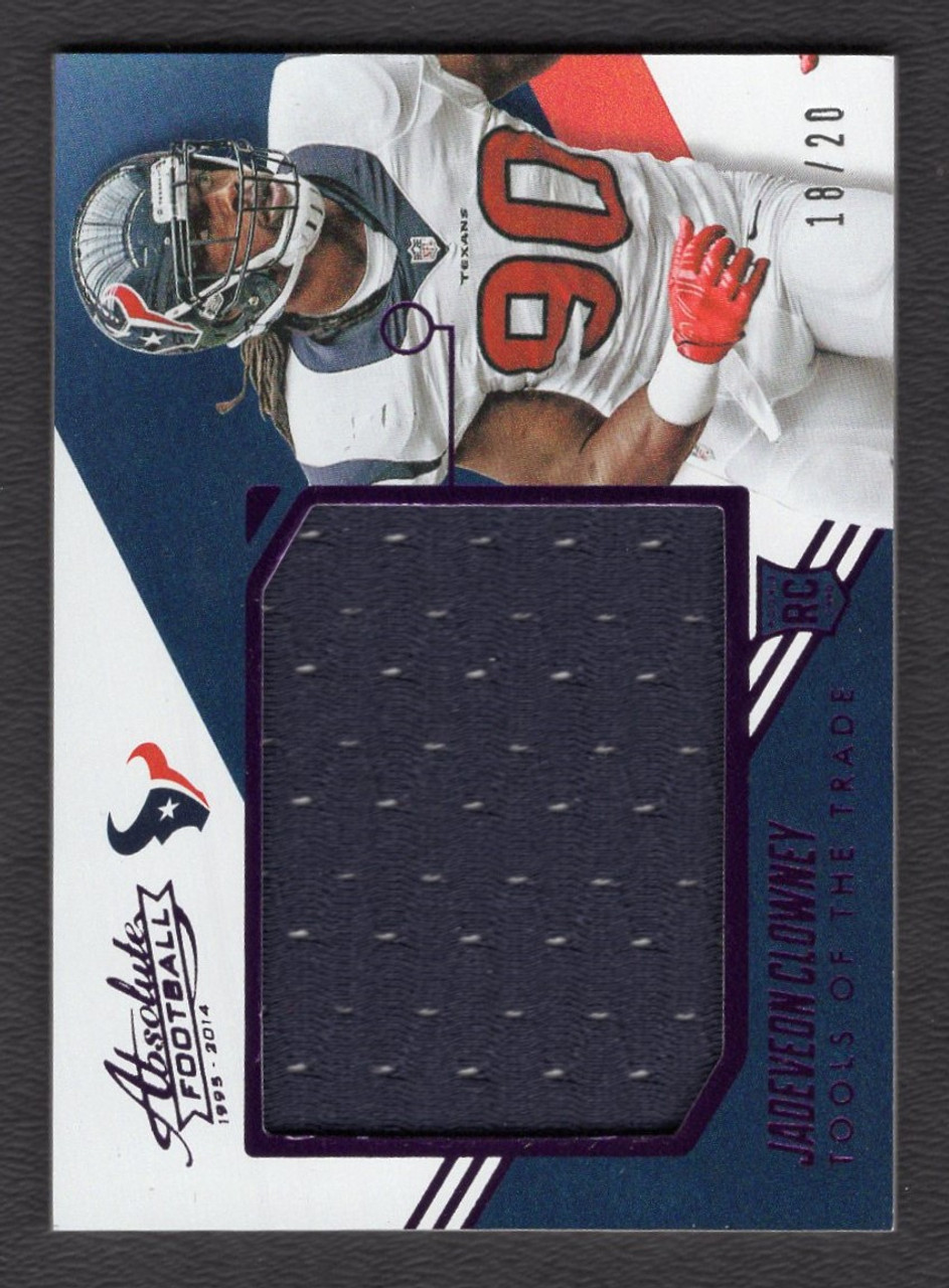 2014 Panini Absolute #TTJ-JD Jadeveon Clowney Tools Of The Trade Rookie Jersey Relic 18/20