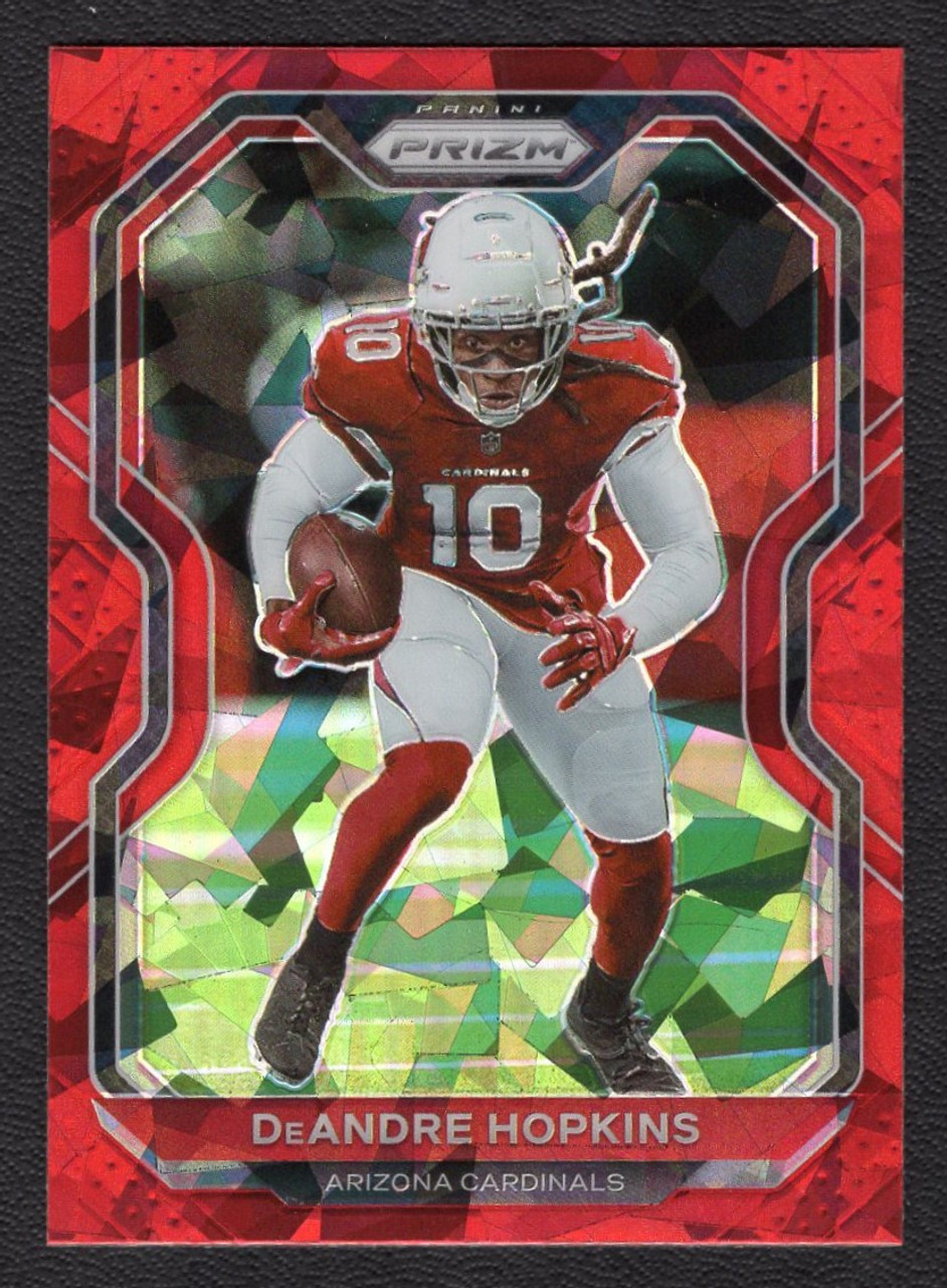 2020 Panini Prizm #265 DeAndre Hopkins Red Ice Prizm