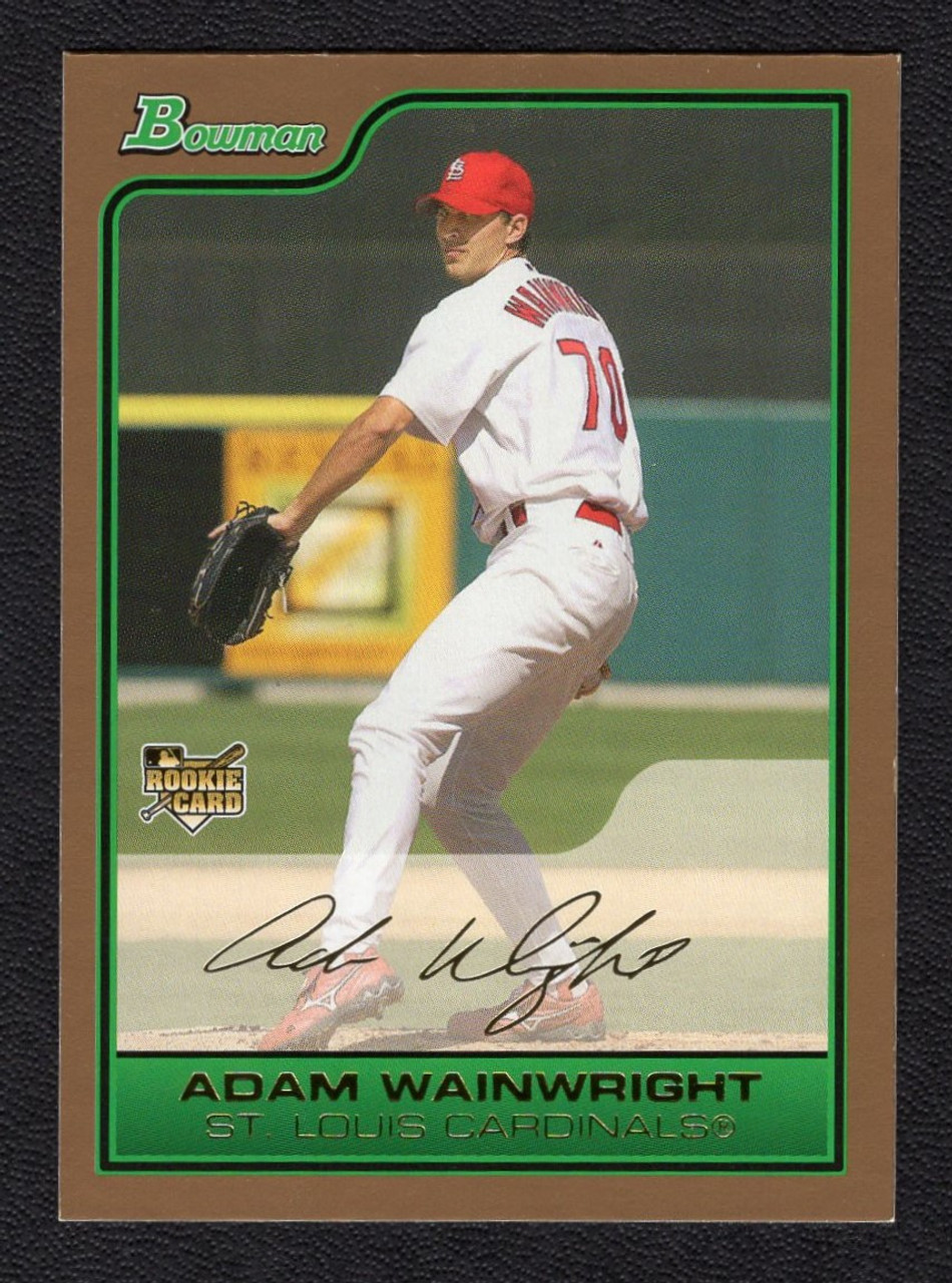 2006 Bowman #214 Adam Wainwright Gold Border Rookie/RC