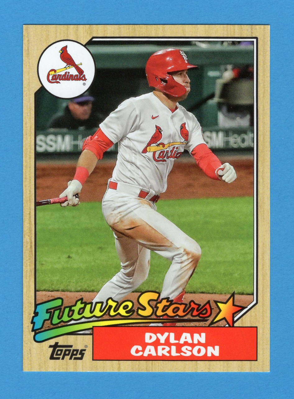 2022 Topps Series 1 #87FS-7 Dylan Carlson Oversized 1987 Topps Future Stars (#2)