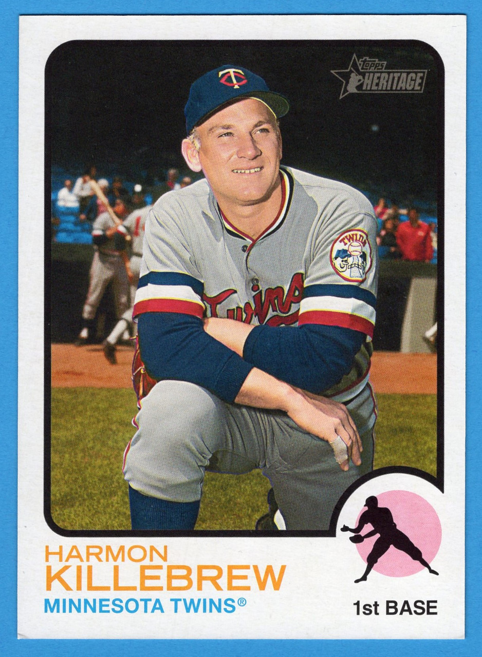 2022 Topps Heritage #OB-HK Harmon Killebrew Oversized Base 1973 Topps