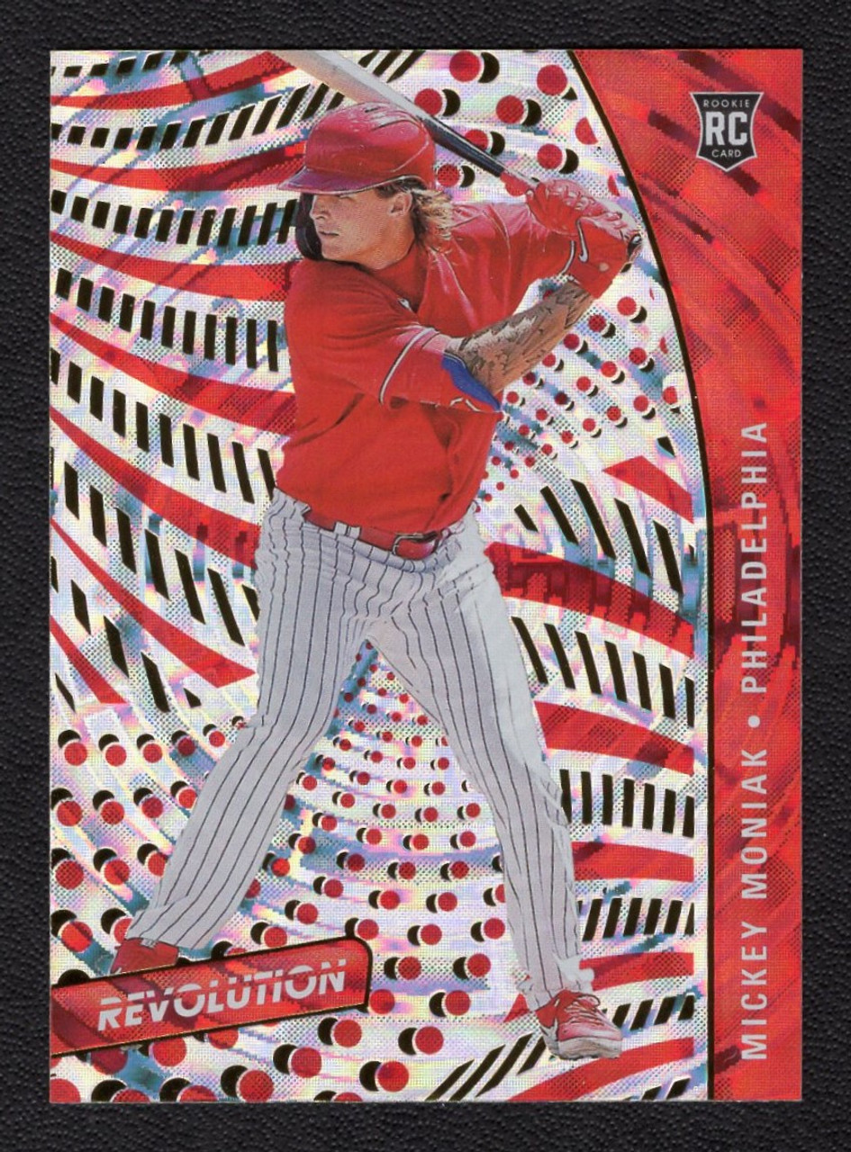 2021 Panini Chronicles #15 Mickey Moniak Revolution Fractal Parallel Rookie/RC