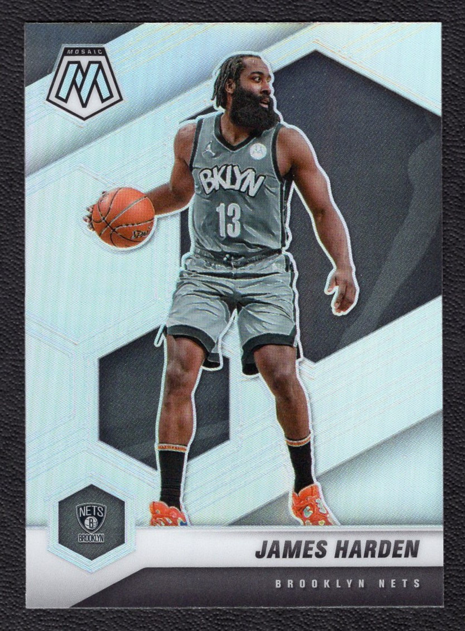 2020/21 Panini Mosaic #173 James Harden Prizm