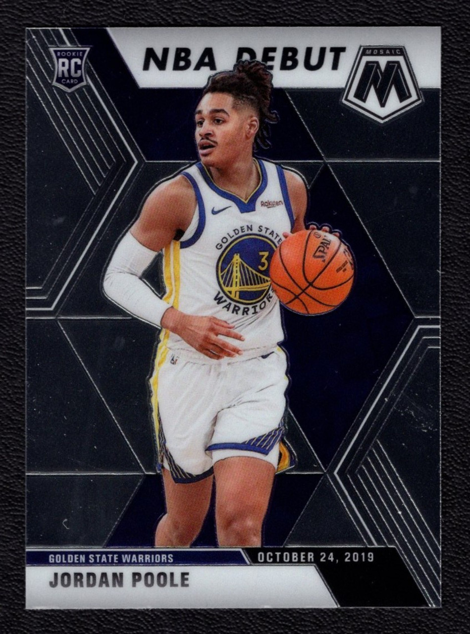 2019/20 Panini Mosaic #261 Jordan Poole Debut Rookie/RC