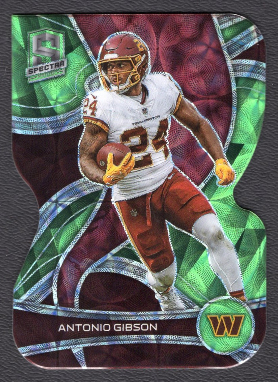 2022 Panini Spectra #96 Antonio Gibson Neon Green Prizm Die Cut Prizm 23/30