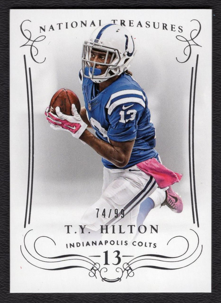 2014 Panini National Treasures #56 T.Y. Hilton 74/99