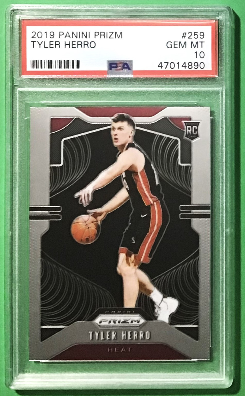 2019/20 Panini Prizm #259 Tyler Herro Rookie/RC PSA 10 GEM - The