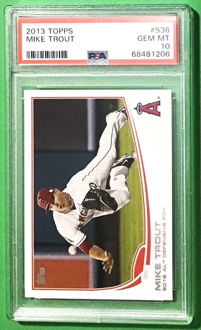 2013 Topps #536 Mike Trout PSA 10 GEM