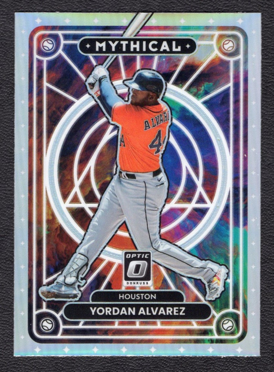 2022 Panini Donruss Optic #MTH-10 Yordan Alvarez Mythical Silver Prizm