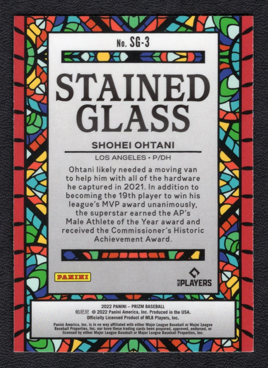 2022 Panini Prizm #SG-3 Shohei Ohtani Stained Glass
