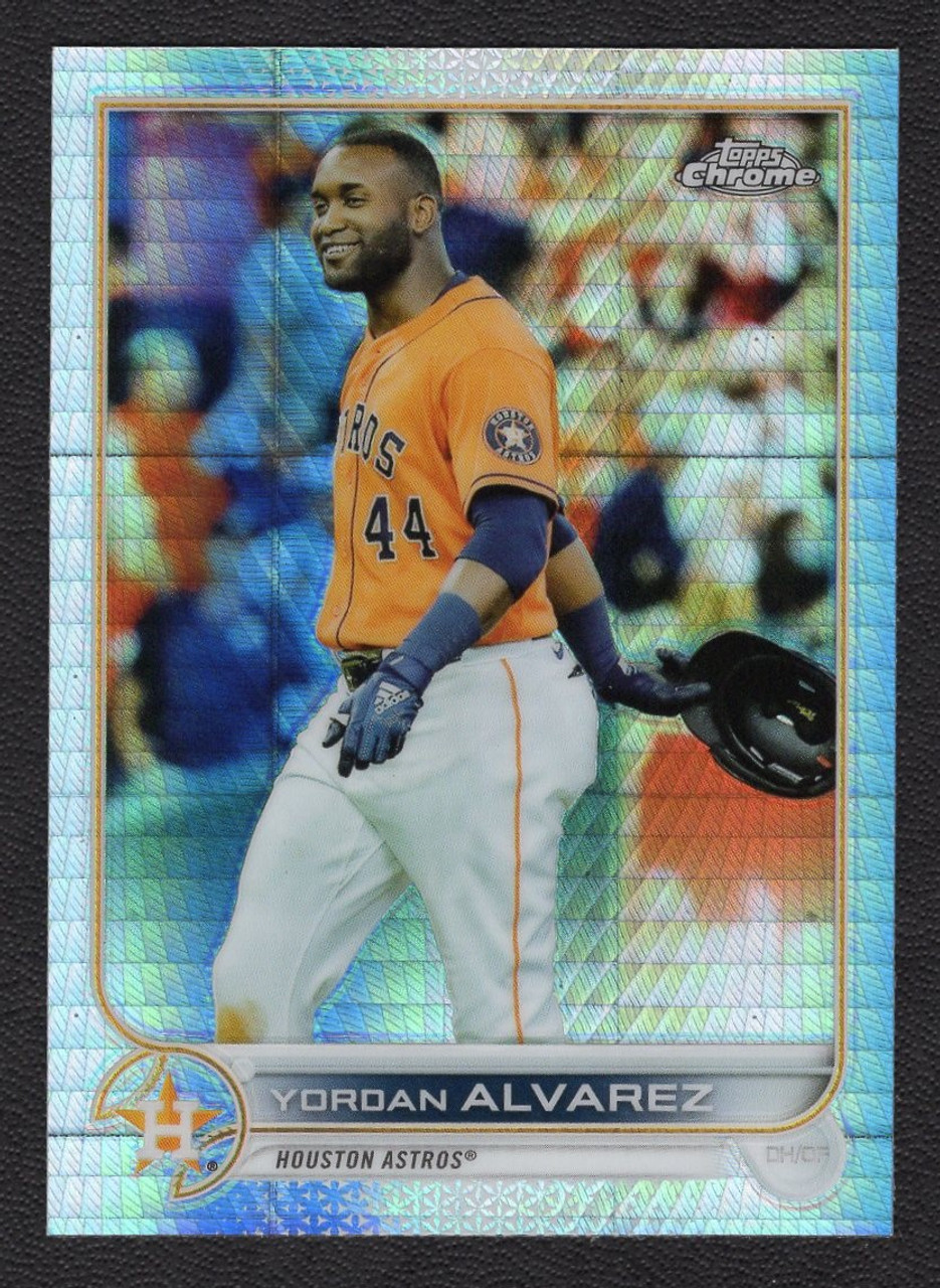 2022 Topps Chrome #180 Yordan Alvarez Hyper Refractor