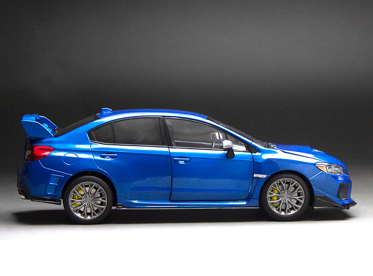 2018 Subaru WRX STi - WR Blue Pearl - 1:18 Diecast Model by Sun Star