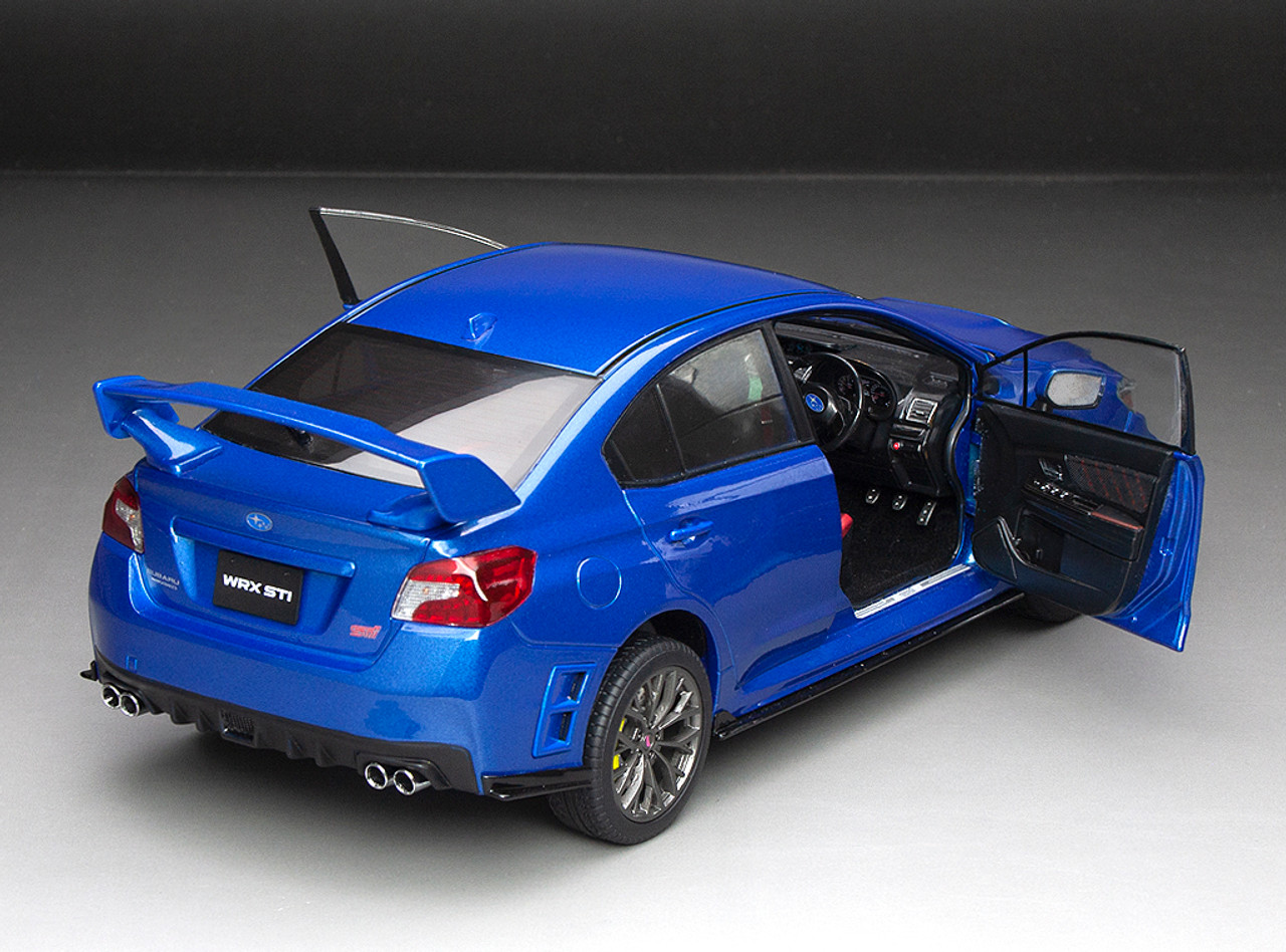 2018 Subaru WRX STi - WR Blue Pearl - 1:18 Diecast Model by Sun Star