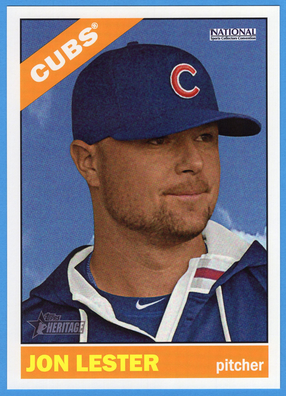 2015 The National Sports Collectors Convention #458 Jon Lester Jumbo Oversized Card