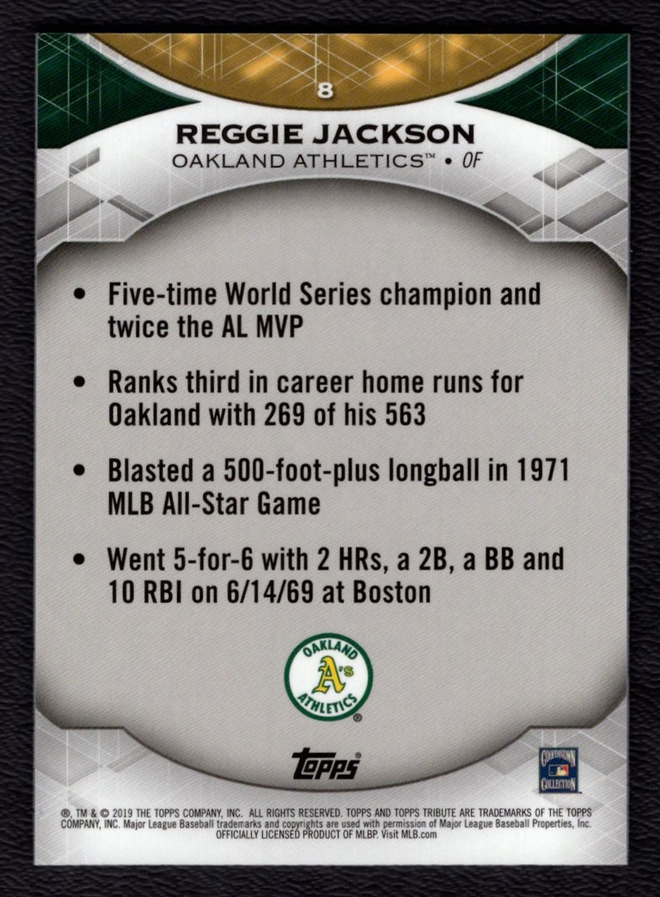 2019 Topps Tribute #8 Reggie Jackson