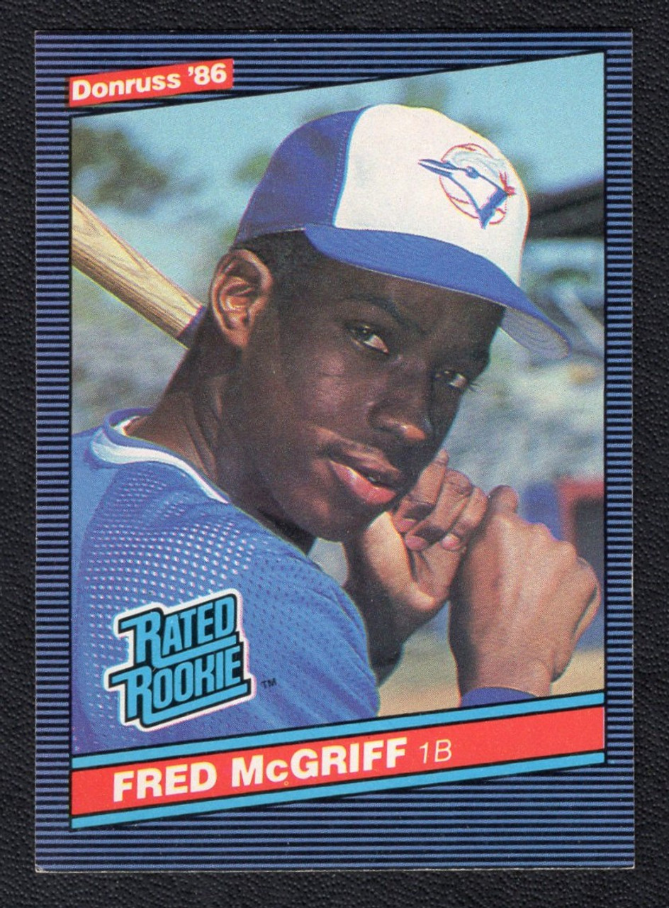 1986 Donruss #28 Fred McGriff Rated Rookie