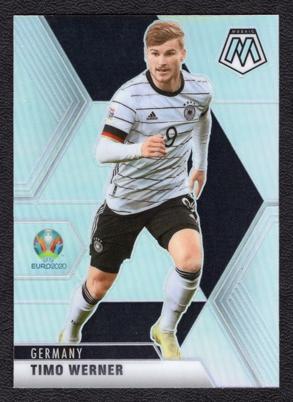 2021 Panini Mosaic UEFA Euro 2020 #124 Timo Werner Silver Prizm