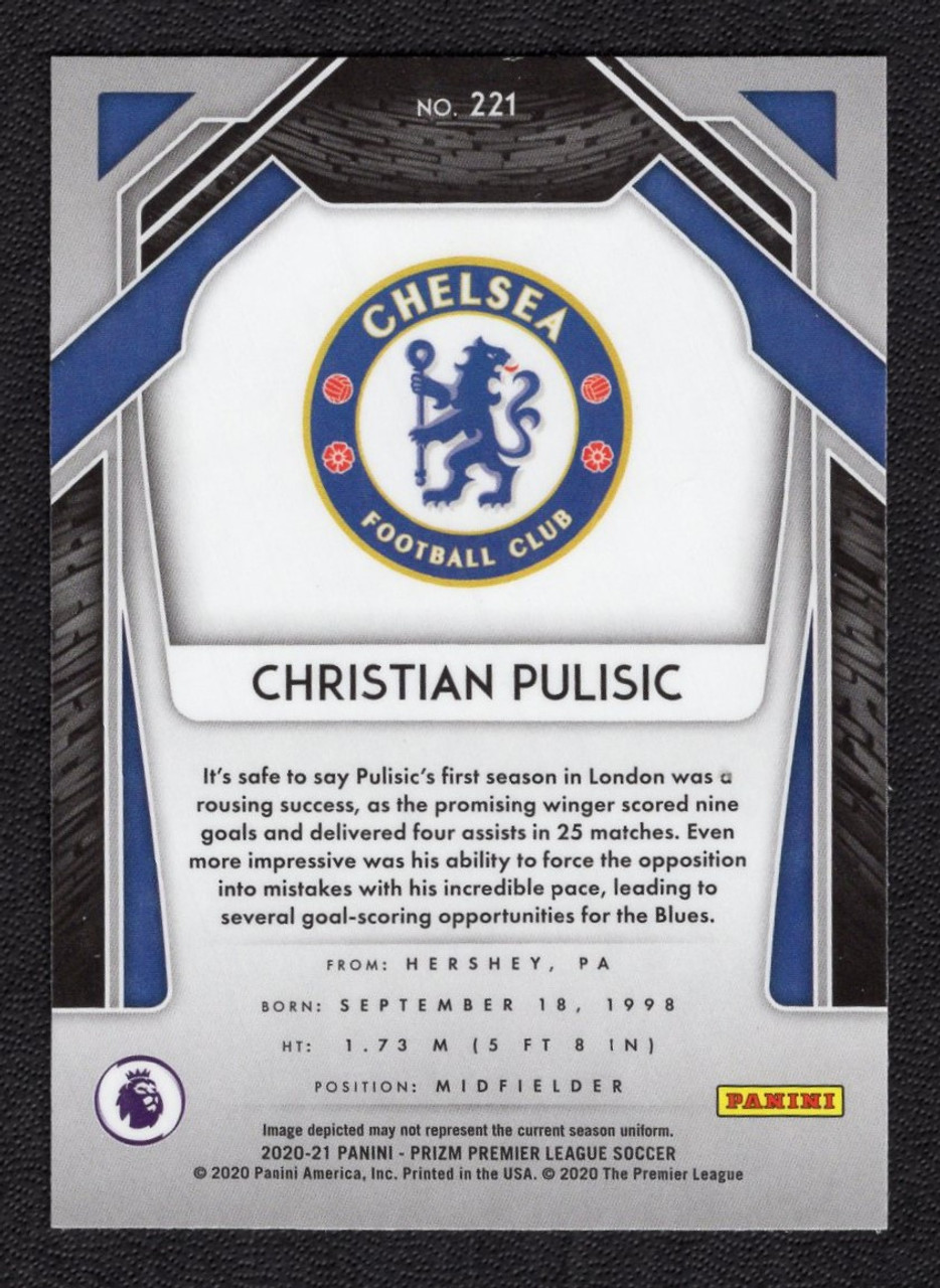 2020-21 Panini Prizm Premier League #221 Christian Pulisic 