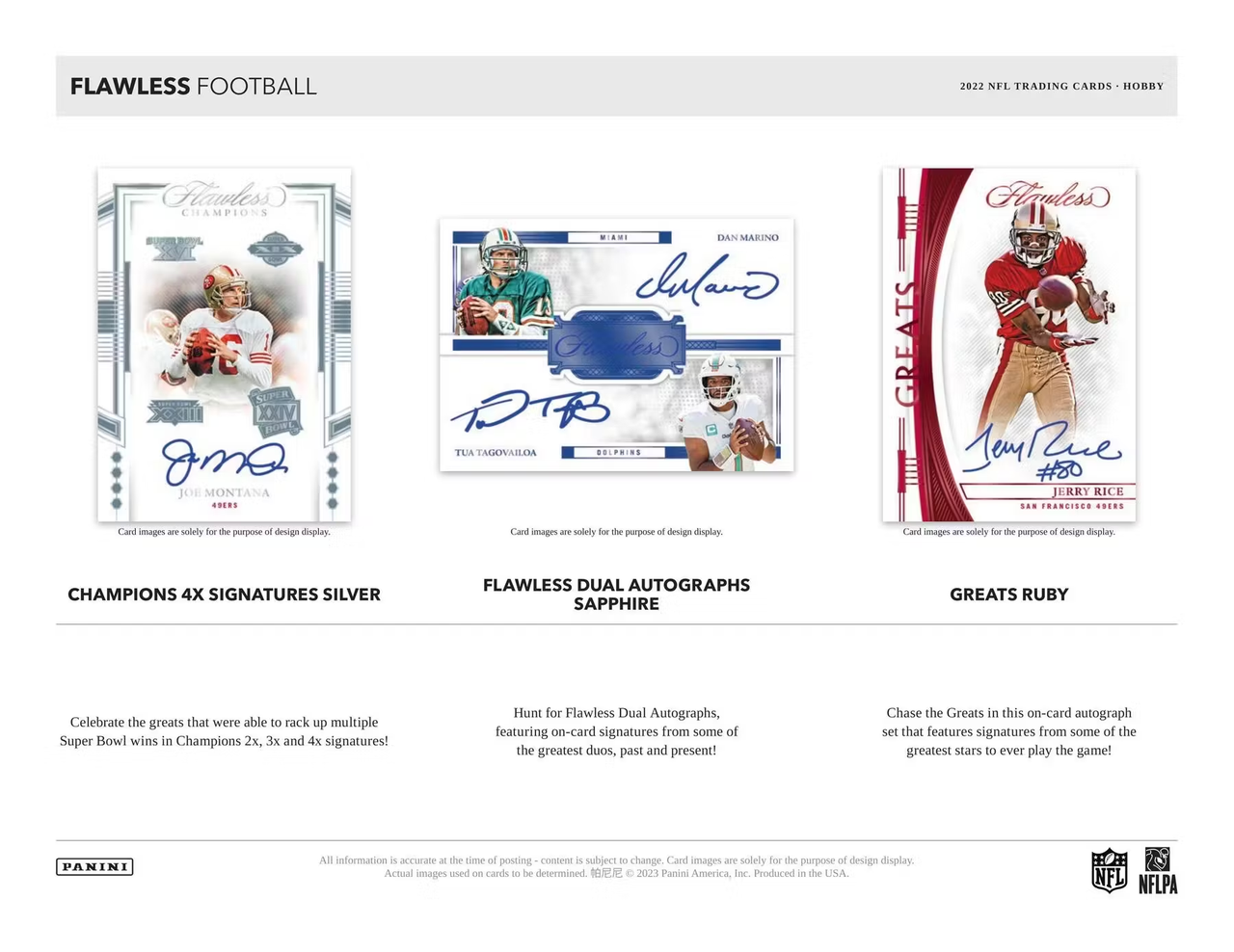 2022 Panini Flawless Football Hobby Box