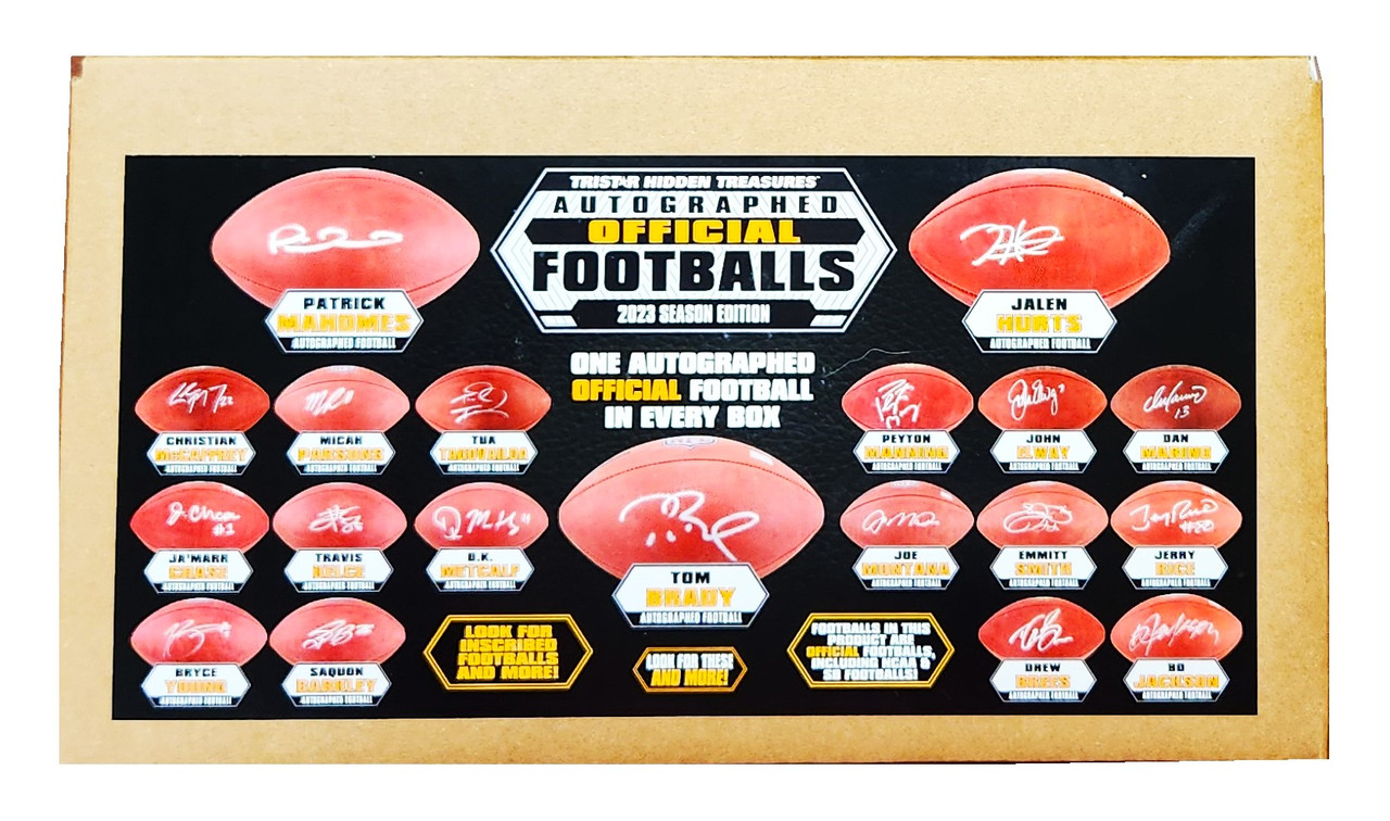 2023 TriStar Hidden Treasures Autographed Official Football Season Edition Hobby Box