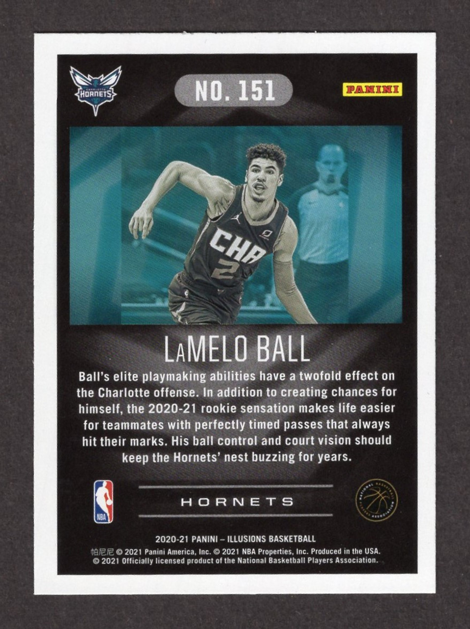 2020/21 Panini Illusions #151 LaMelo Ball Rookie/RC (#3)