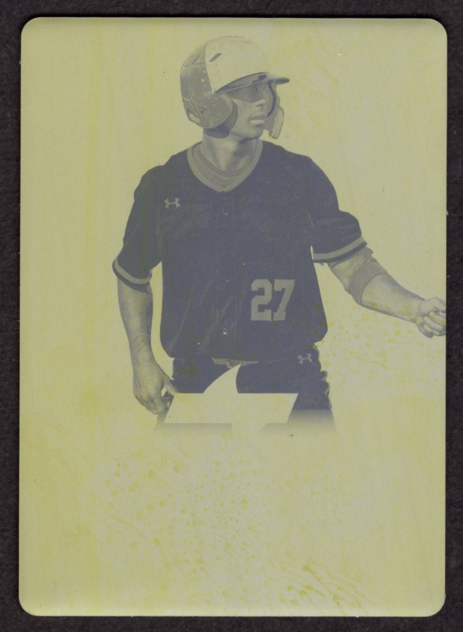 2020 Leaf Flash #BA-JV1 Jake Vogel Rookie XRC Yellow Printing Plate 1/1