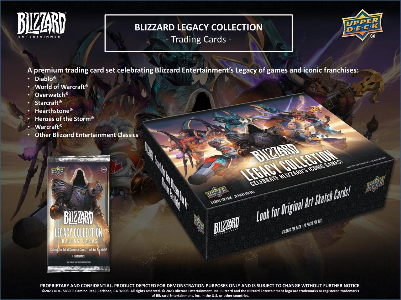 2023 Upper Deck Blizzard Legacy Collection Hobby Box