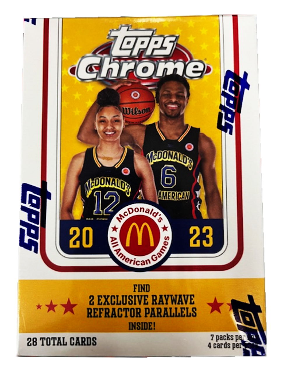 2023 Topps Chrome McDonald's All American Basketball Blaster Box