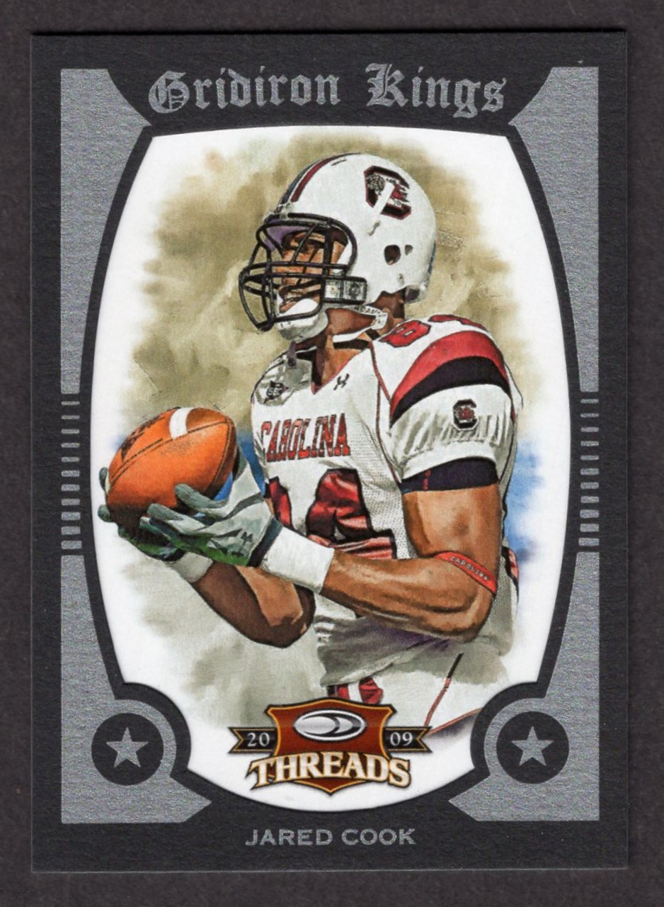 2009 Donruss Threads #22 Jared Cook Gridiron Kings Rookie/RC 05/10