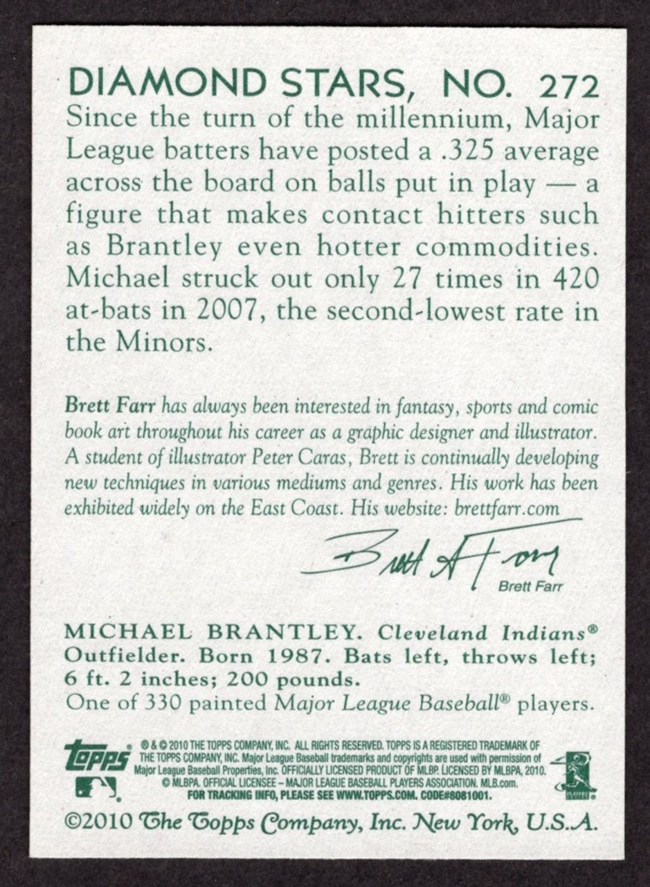 2010 Topps National Chicle #272 Michael Brantley Rookie/RC